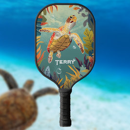Grönt Sea Turtle Simmas Stilla havet