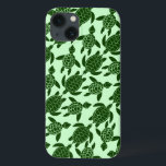 Grönt Sea Turtle Söt Animal Mönster<br><div class="desc">En söt mönster som är gjord av havssköldpaddor av grönt fyller upp Samsungs telefonväska. Underbar för alla som kärlek vilt/djur,  hav och reptiler. Ljust grönt bakgrund i färg kan ändras genom "Anpassa den".</div>