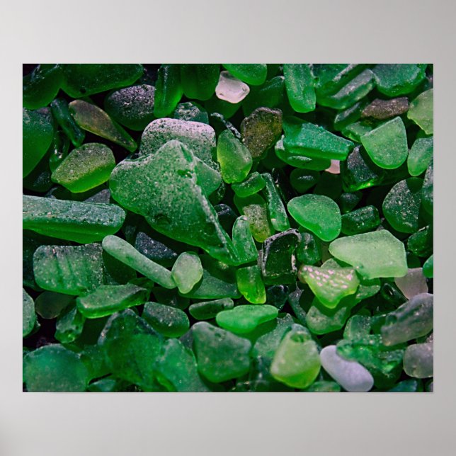 Grönt Seaglass Poster (Framsidan)