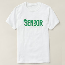 Grönt SENIOR med Studentmössa T Shirt