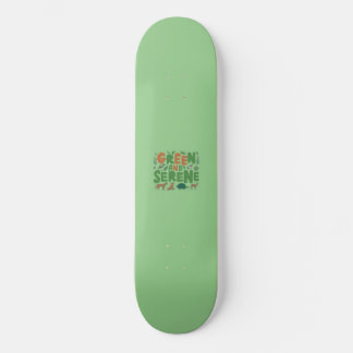 Grönt Serene Mini Skateboard Bräda 18,5 Cm