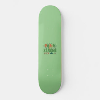Grönt Serene Mini Skateboard Bräda 18,5 Cm
