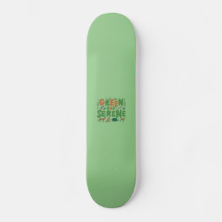 Grönt Serene Mini Skateboard Bräda 18,5 Cm