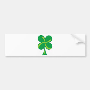 Grönt Shamrock Bildekal
