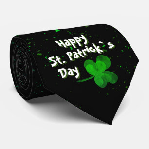 Grönt Shamrock Irish Lycklig St. Patrick's Day Slips