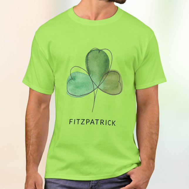 Grönt Shamrock Irländskt Kulturarv T Shirt (Skapare uppladdad)