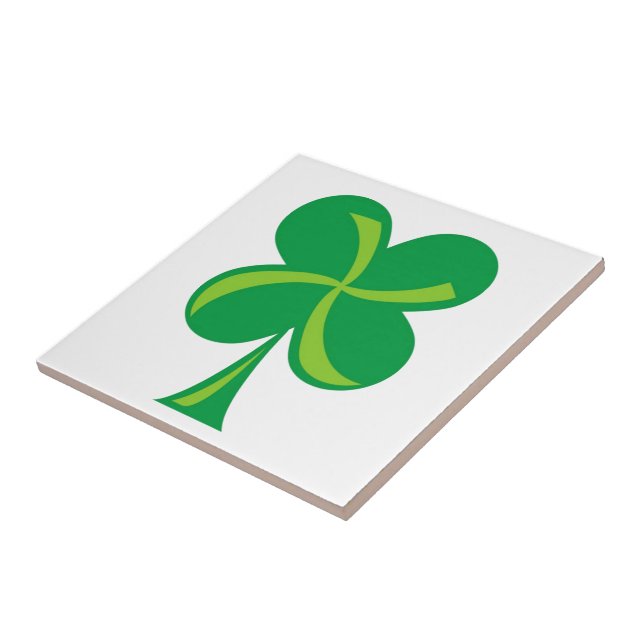 Grönt Shamrock Kakelplatta (Sidan)
