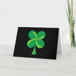 Grönt Shamrock Kort