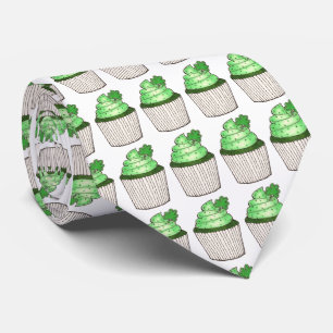 Grönt Shamrock Lucky Muffinss St. Patrick's Day Slips