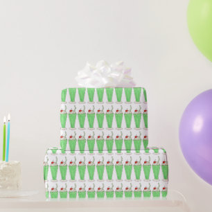 Grönt Shamrock Milkshake Ice Cream Shake Irish Presentpapper