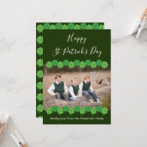 Grönt Shamrock Photo St Patrick's Day