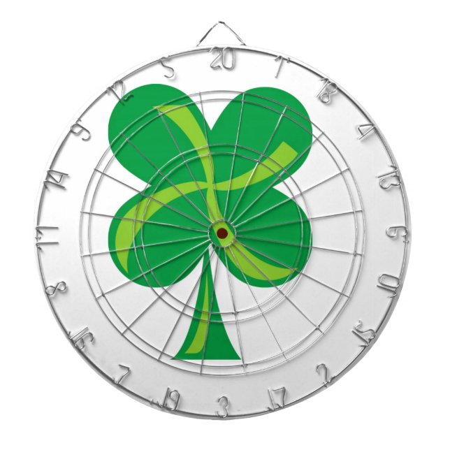 Grönt Shamrock Piltavla (Framsidan)