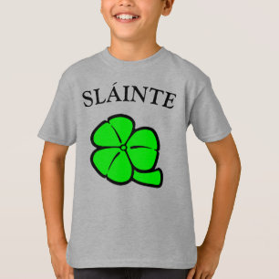 Grönt Shamrock Saint patrick's day Blommigt Art T Shirt