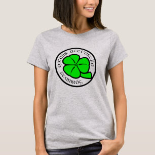 Grönt Shamrock Saint patrick's day Blommigt Art T Shirt
