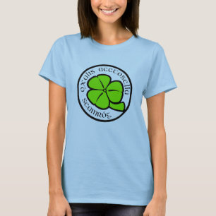 Grönt Shamrock Saint patrick's day Blommigt Art T Shirt
