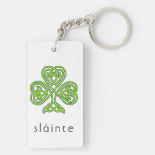 Grönt Shamrock Slainte St. Patrick's Day Celtic
