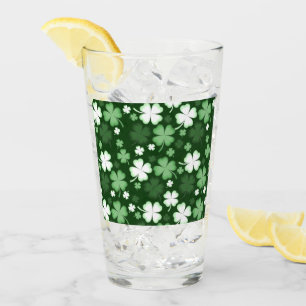 Grönt Shamrock, St. Patrick's Day Glaskopp