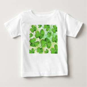 Grönt Shamrock St patrick's day Infant T-Shirt