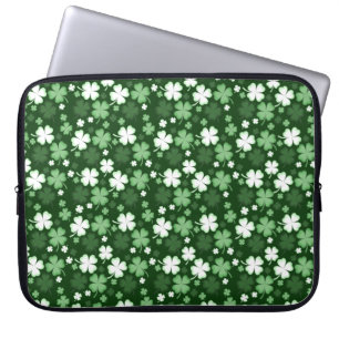 Grönt Shamrock, St. Patrick's Day Laptop Fodral