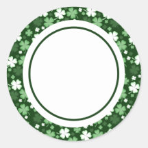 Grönt Shamrock, St. Patrick's Day