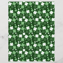 Grönt Shamrock, St. Patrick's Day Scrapbook Papper