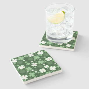 Grönt Shamrock, St. Patrick's Day Stenunderlägg