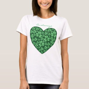 grönt Shamrock-St patrick's day T Shirt