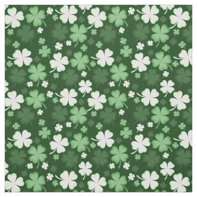 Grönt Shamrock, St. Patrick's Day Tyg (Provkarta)