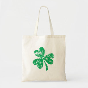 Grönt Shamrock St. Patrick's Day Tygkasse