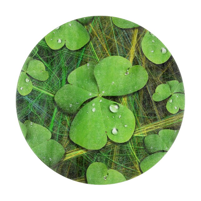 Grönt Shamrock St Patrick's iPhone 5 Fodral-Mate (Framsidan)