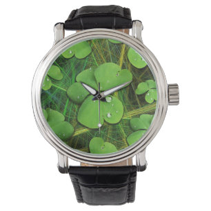 Grönt Shamrock St Patrick's iPhone 5 Fodral-Mate Armbandsur