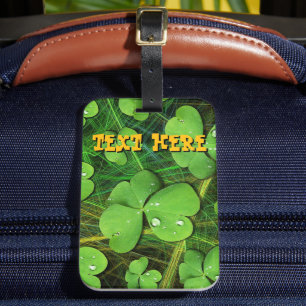 Grönt Shamrock St Patrick's iPhone 5 Fodral-Mate Bagagebricka
