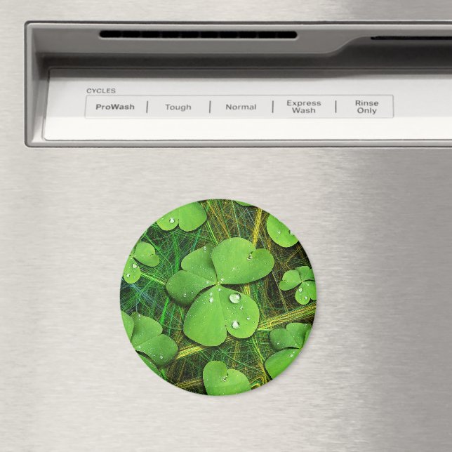 Grönt Shamrock St Patrick's iPhone 5 Fodral-Mate Magnet (In Situ (Dishwasher))