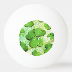 Grönt Shamrock St Patrick's iPhone 5 Fodral-Mate Pingisboll