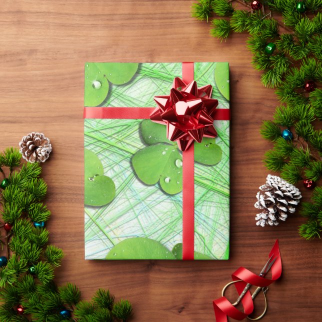 Grönt Shamrock St Patrick's iPhone 5 Fodral-Mate Presentpapper (Julgåva)