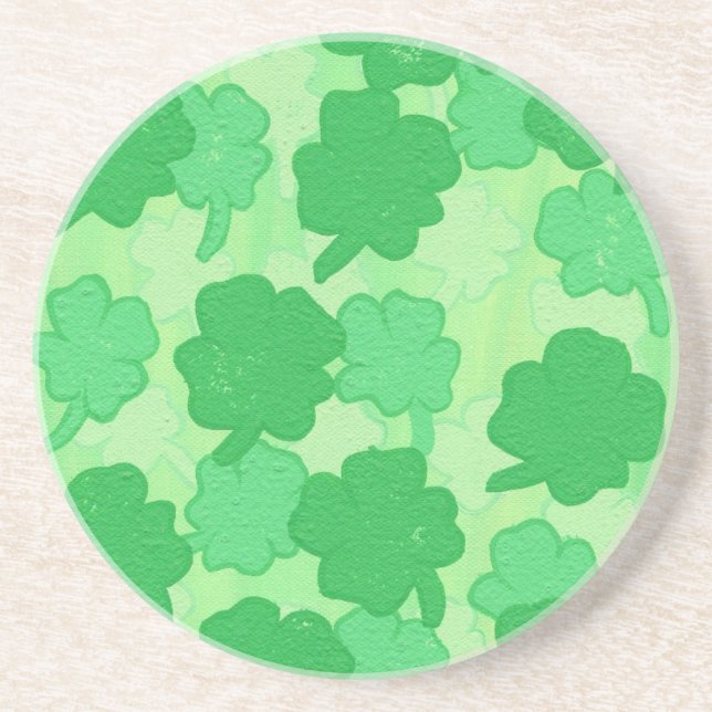 Grönt Shamrocks Collage underlägg (Framsidan)
