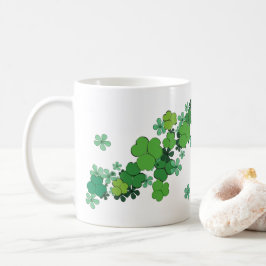 Grönt Shamrocks & Daisy Mugg