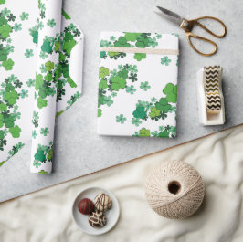 Grönt Shamrocks & Daisys valfri Tillfälle Presentpapper