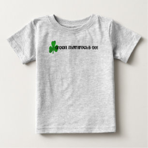 Grönt Shamrocks Go! T-shirt