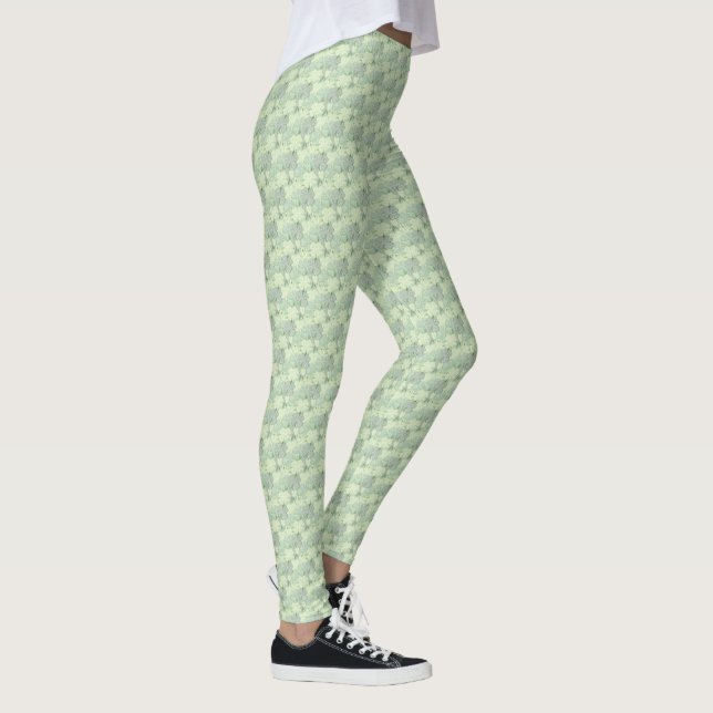 Grönt Shamrocks Leggings (Höger)