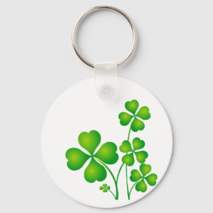 Grönt Shamrocks Nyckelring