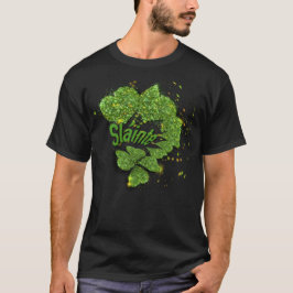 Grönt Shamrocks | Pärlande hjärtan Shainte T Shirt