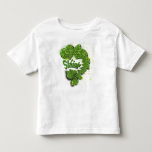 Grönt Shamrocks   Pärlande hjärtan ShainteT-Shirt T Shirt