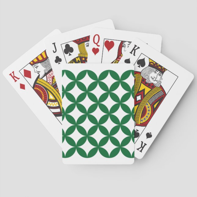 Grönt Shippo Classic-uppspelningskort Casinokort (Baksidan)