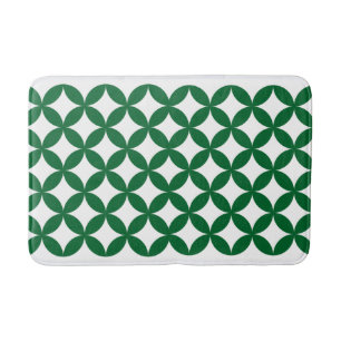 Grönt Shippo Mönster Bath Mat Badrumsmatta