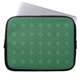 Grönt Shippo mönster Laptop Sleeve