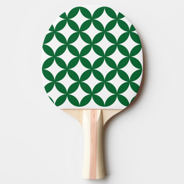 Grönt Shippo Ping Pong Paddle Pingisracket (Framsidan)