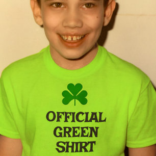 Grönt Shirt for St. Patrick's Day T