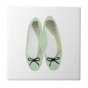 Grönt Shoes Kakelplatta