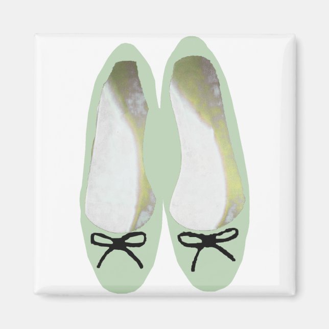 Grönt Shoes Magnet (Framsidan)
